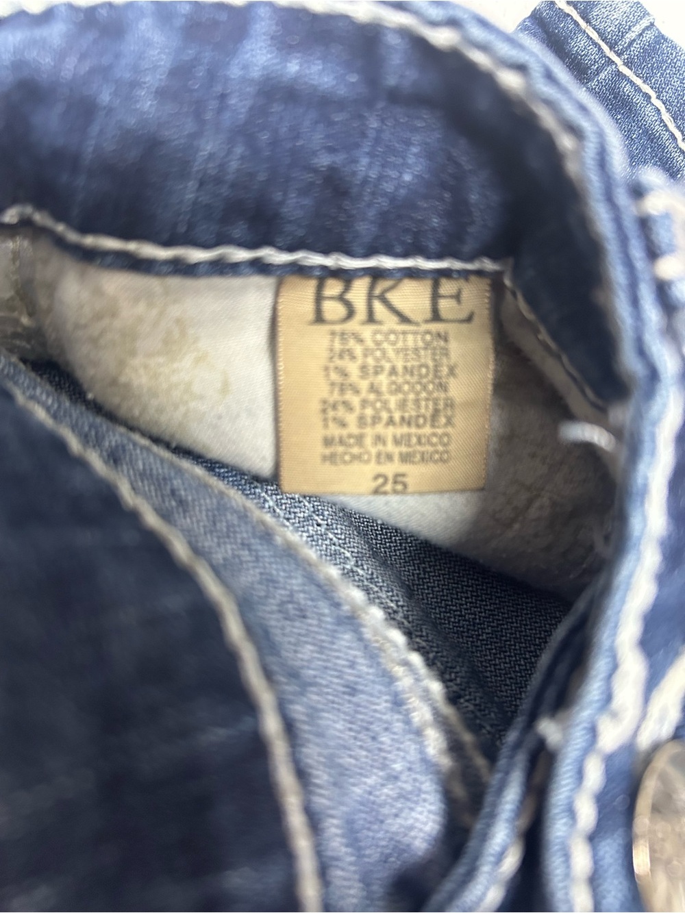 Women's Dark Blue BKE Shorts size 25 - Picture 7 of 7
